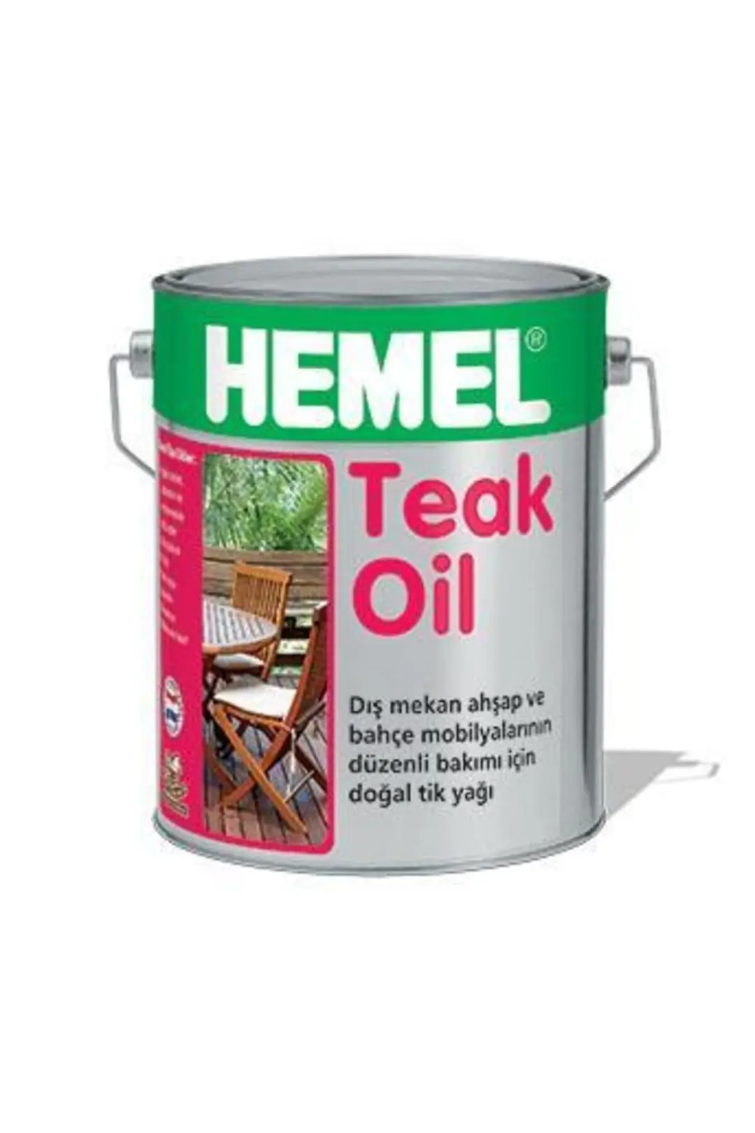 Hemel Teak Oil Premium Tik Yağı - Bahçe Mobilyası ve Dış Mekan Ahşap Bakım Yağı