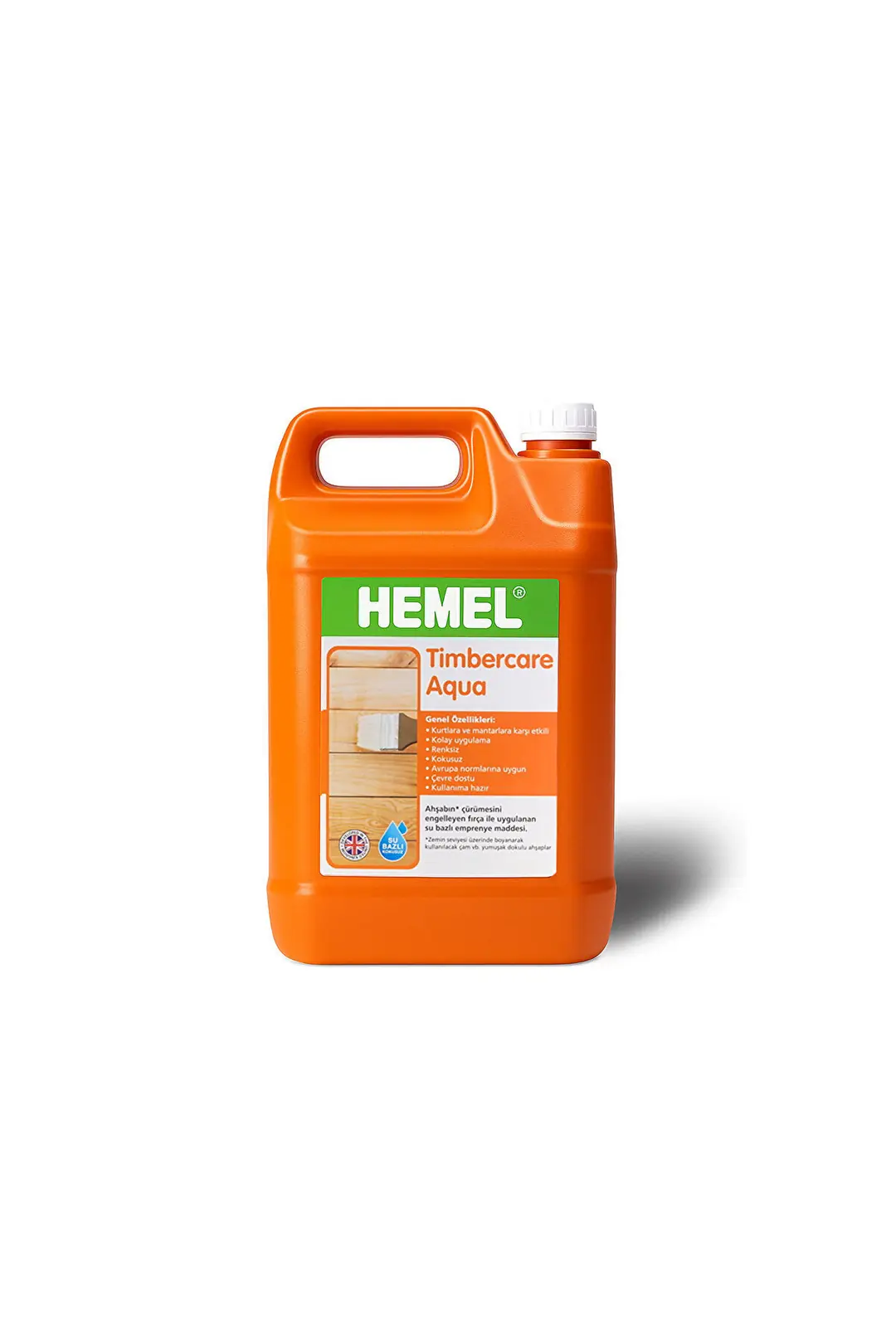 Hemel Timbercare Aqua Su Bazlı Emprenye - Şeffaf