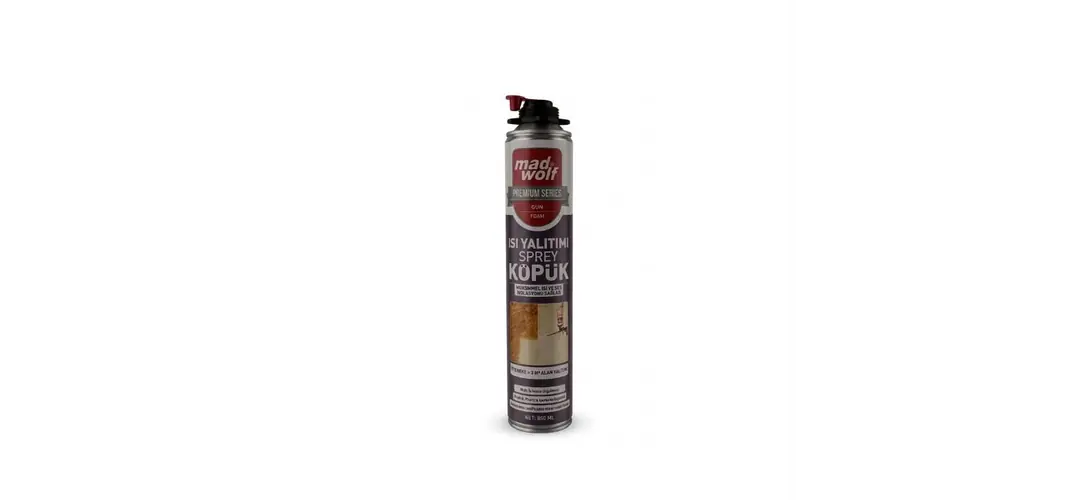 Madwolf Isı Yalıtımı Sprey Köpük Tabancalı 850 ml