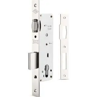 Kale 155 Makaralı Daire Kilidi 62 mm Silindirli Nikel