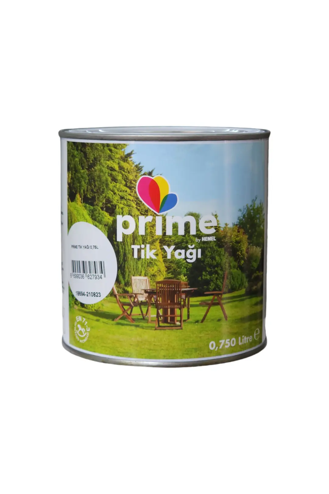 Prime Tik Yağı Şeffaf - Bahçe Mobilyası ve Dış Mekan Ahşap Bakım Yağı